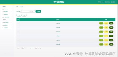 java计算机毕业设计农产品销售网站 程序 lw 部署